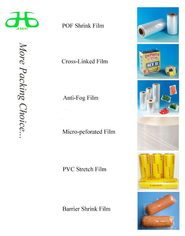 Clear Package Material POF Shrink Film Food Plastic Film Rolls Polyethylene Heat Film Shrink Wrap Bag