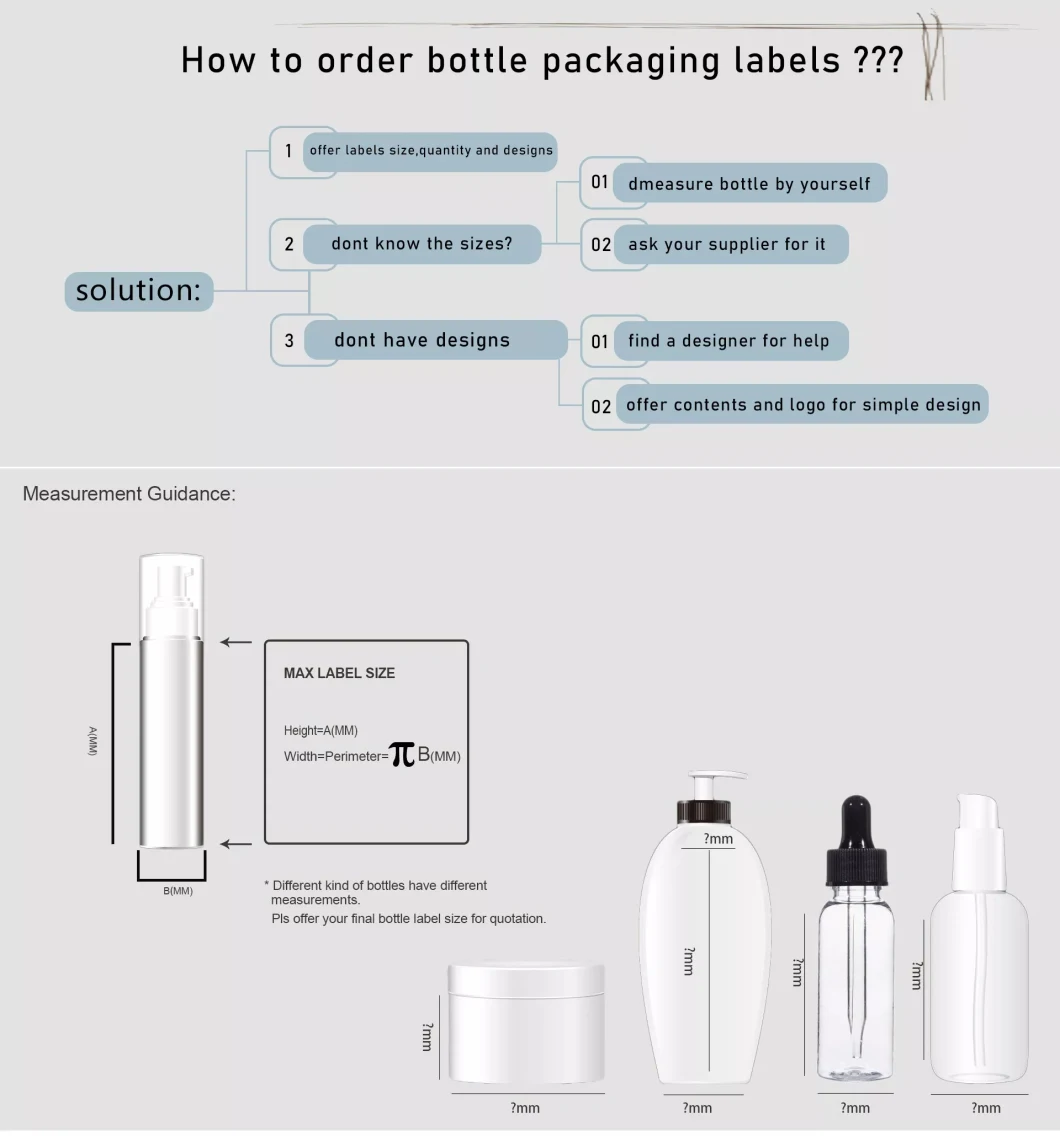 Custom Shrink Sleeves Label Shrink Wrap Label for Beverage Juice Bottle