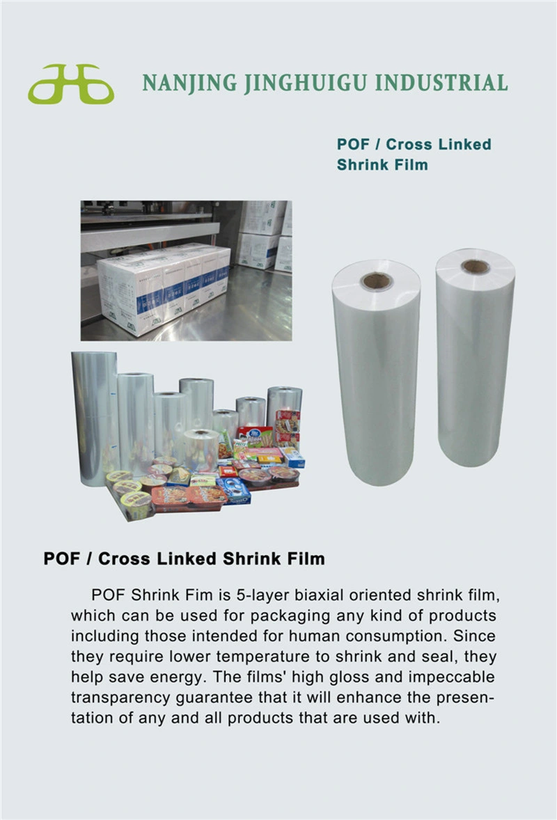 5 Five Layer Transparent Soft Polyolefin POF Hot Heat Shrink Wrap Packing Packaging Film Bag