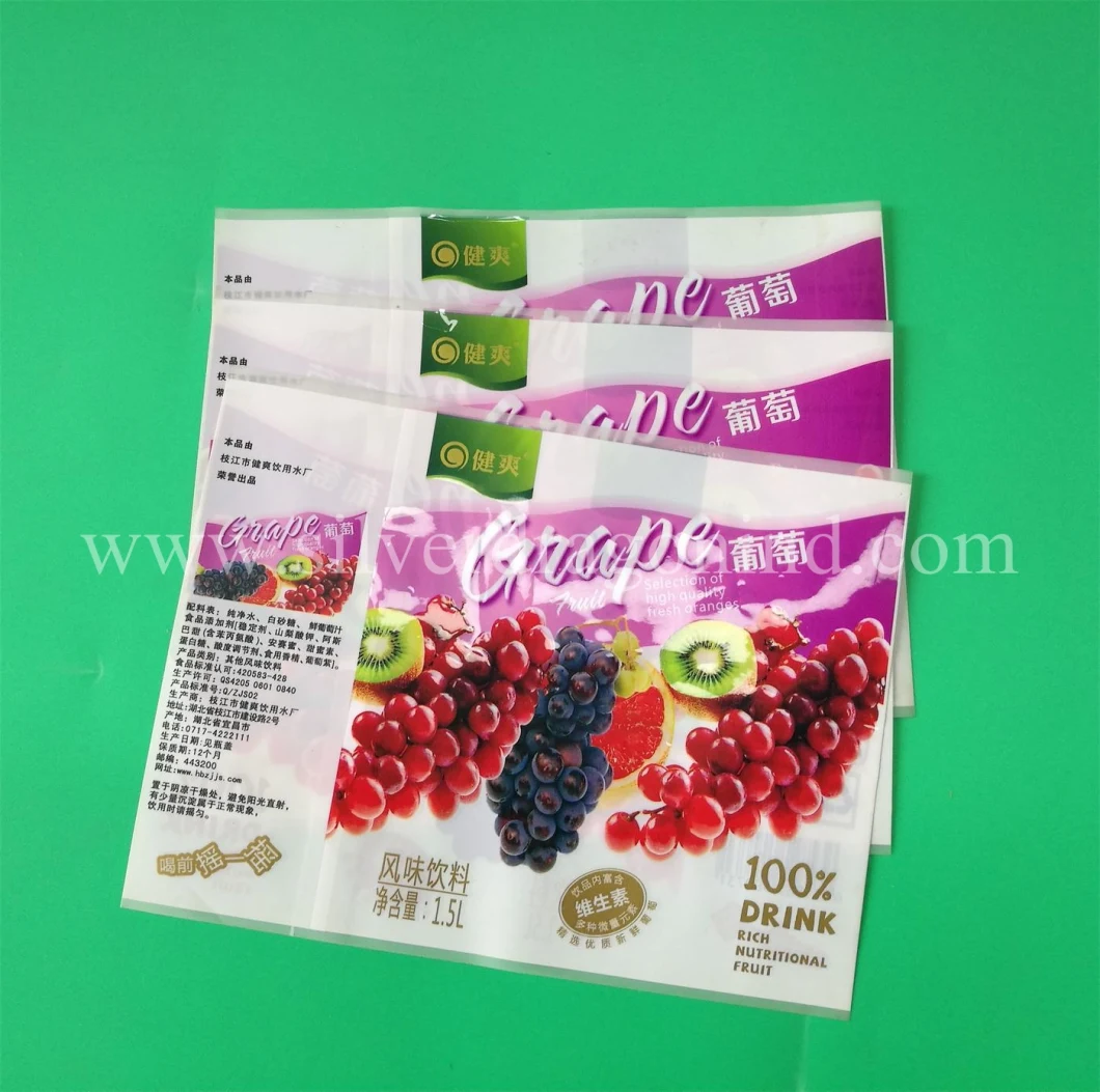 Low Price Custom PVC Shrink Sleeve Band for Bottle Babel