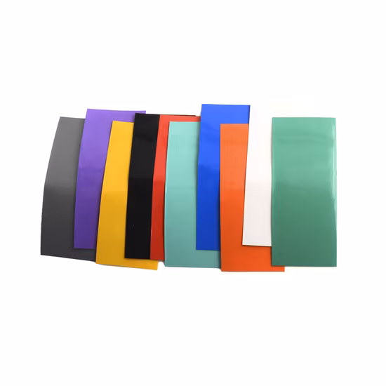 0.15mm PVC manchon rétractable épais 400mm largeur PVC Film thermorétractable batterie au Lithium Film PVC Film rétractable Lithium thermorétractable sac