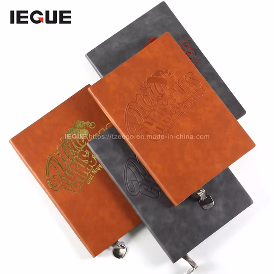 Cahier de papier d'école d'unité centrale de taille A5 à couverture rigide promotionnel personnalisé